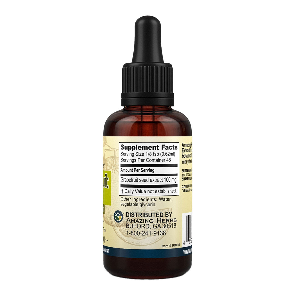 Amazing Herbs Grapefruit Seed Liquid Extract 100mg _2