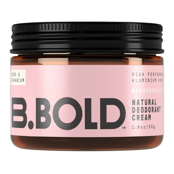 Rose & Geranium Deodorant Cream (Bicarbonate Free)