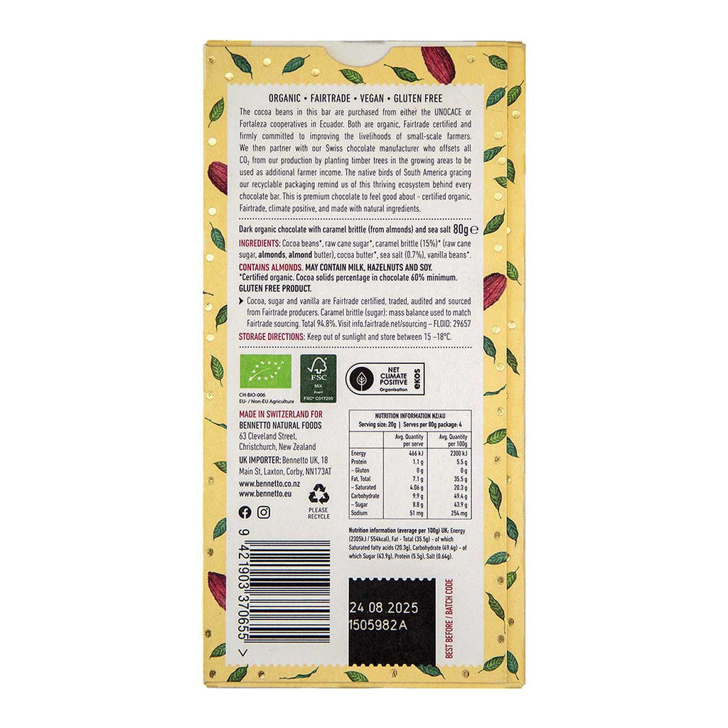 Bennetto Dark Salted Caramel in Organic Chocolate _2