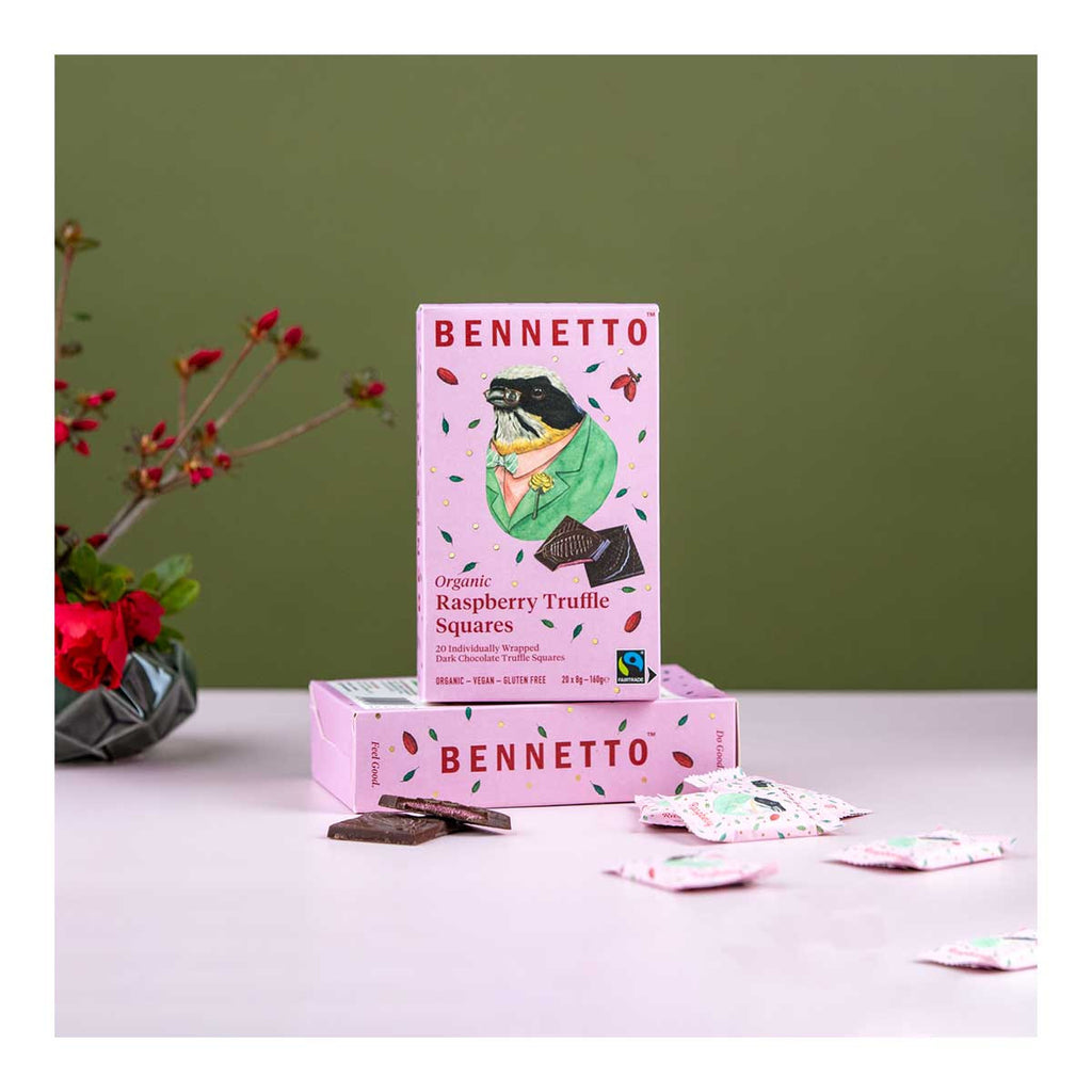 Bennetto Organic Raspberry Truffle Squares _4