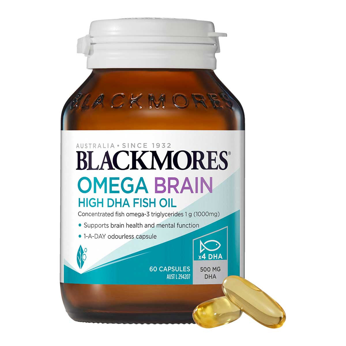 Blackmores Omega Brain High DHA Fish Oil _2