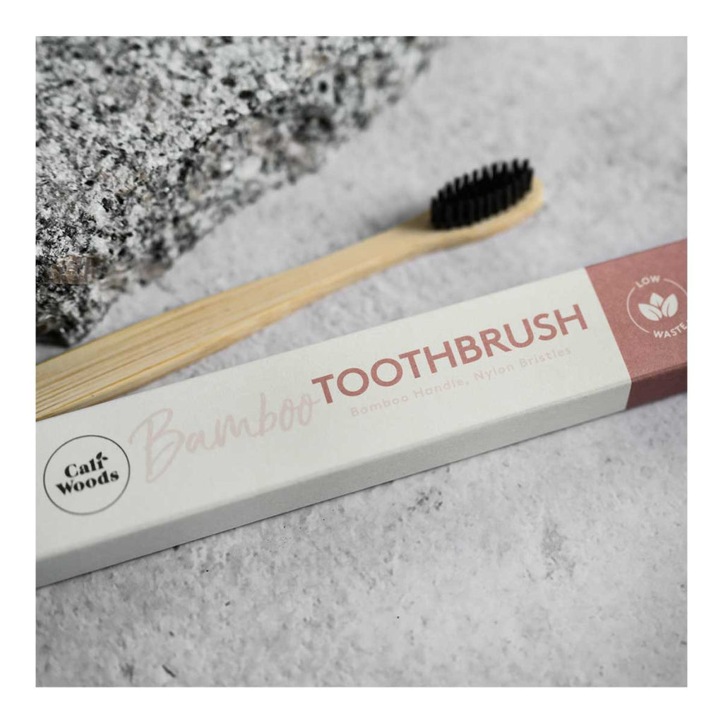CaliWoods Adult Medium Bamboo Toothbrush _3