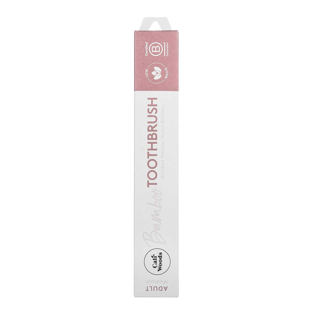 CaliWoods Adult Medium Bamboo Toothbrush _1