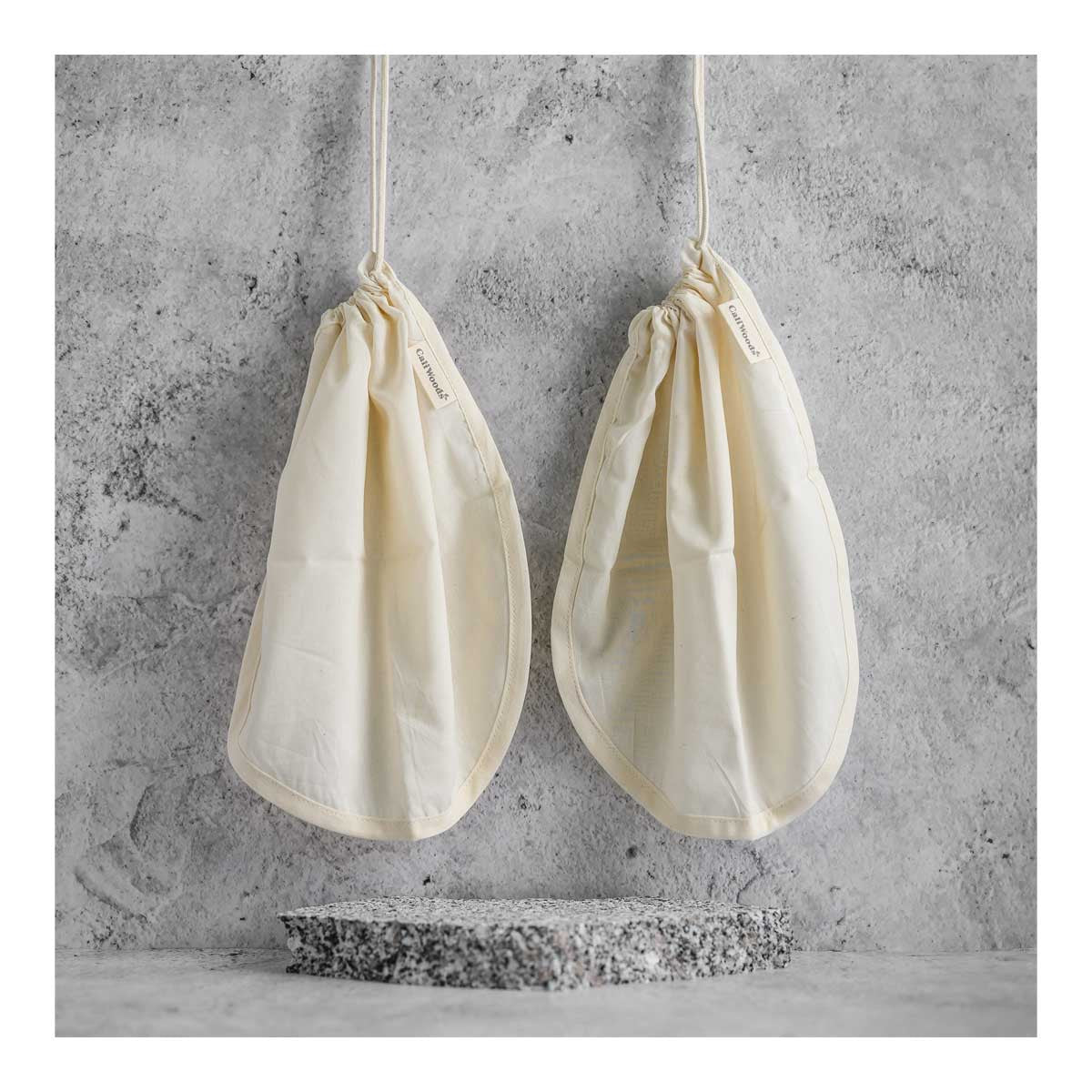 CaliWoods Organic Cotton Nut Milk Bags _2