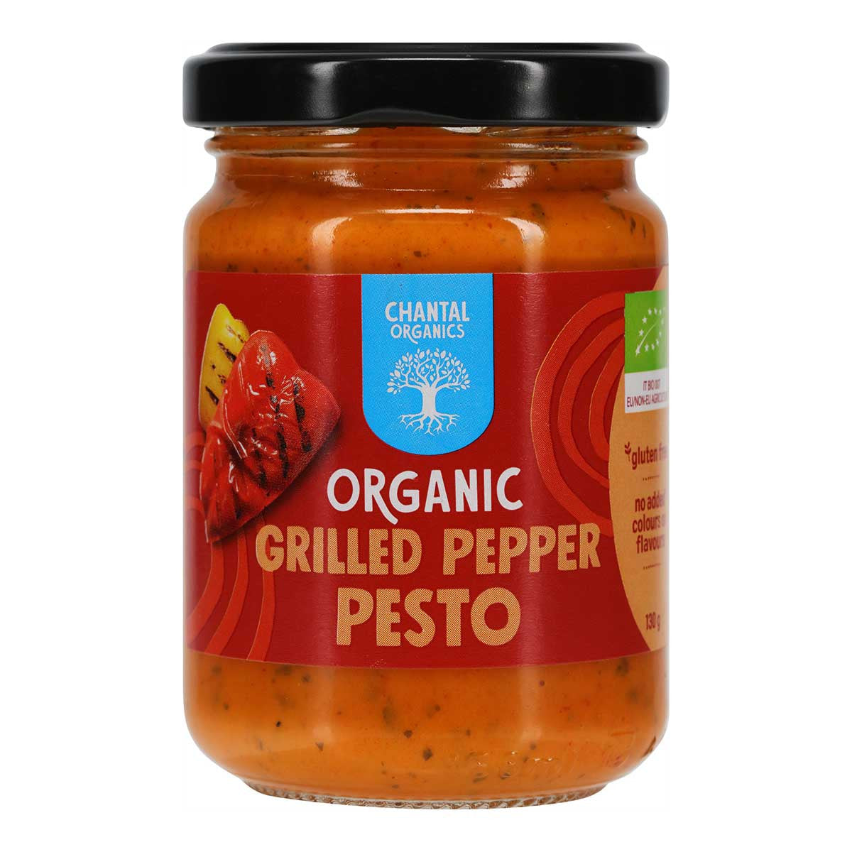 Chantal Organics Organic Grilled Pepper Pesto _1