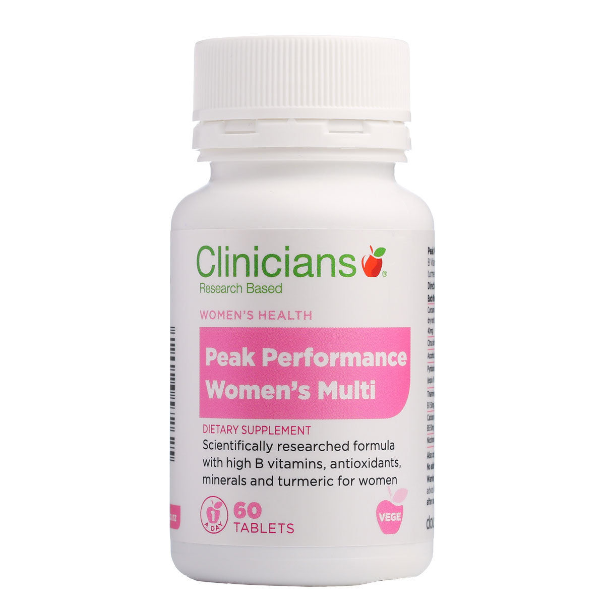 Clinicians Peak Performance Womens Multi Vitamin_1