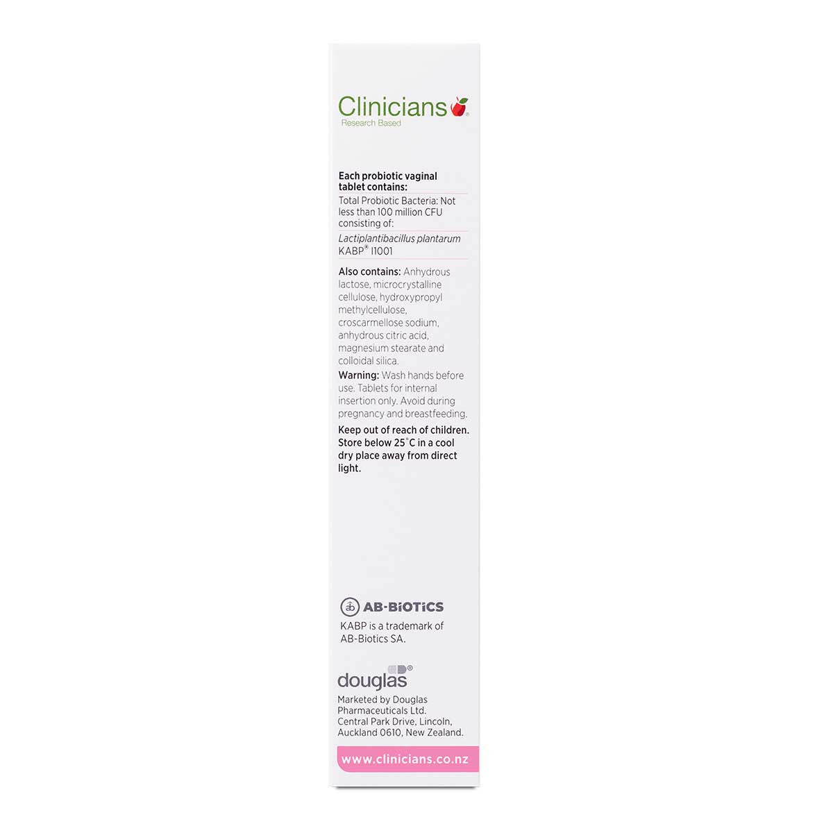 Clinicians Yeast Balance Probiotic Vaginal Tablets _3