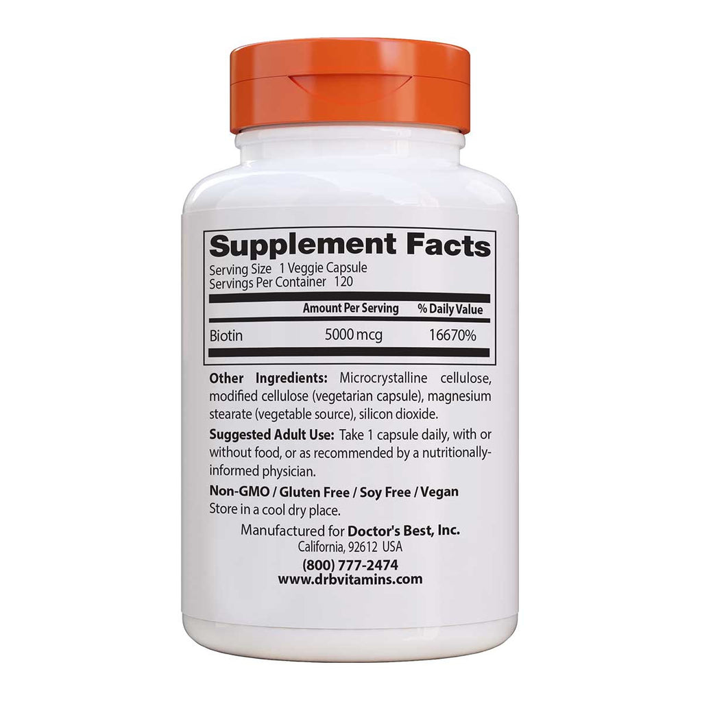 Doctor's Best Biotin 5,000mcg _3