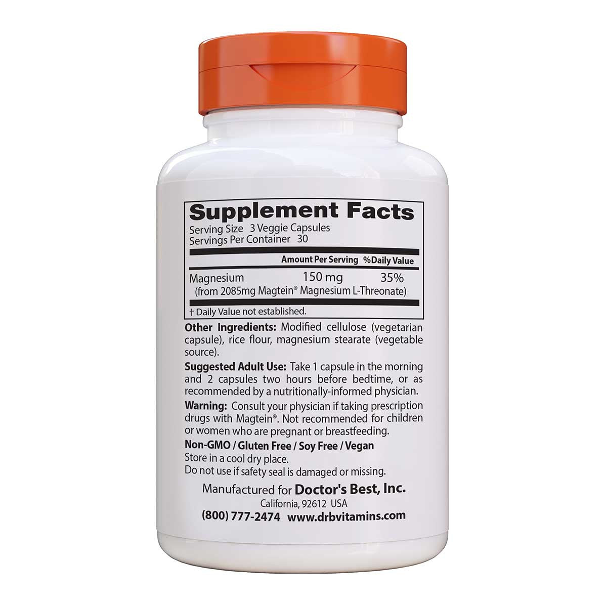 Doctor's Best Brain Magnesium with Magtein _2