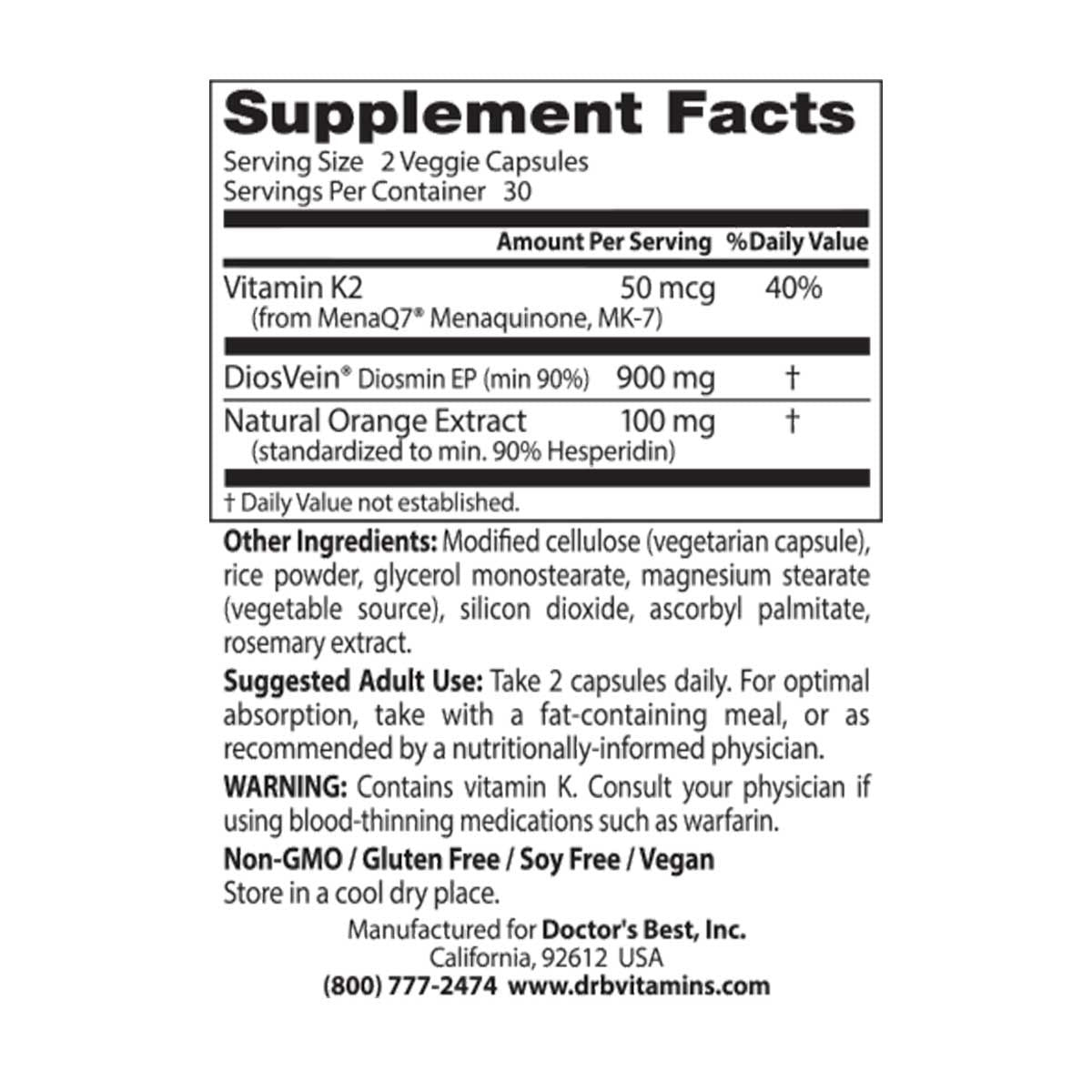 Doctor's Best Vein Support _2