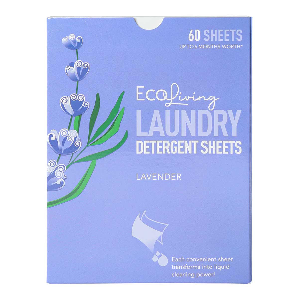 EcoLiving Laundry Detergent Sheets - Lavender_1