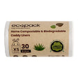 Compostable & Biodegradable Bin Liner 8Ltr with Tie Tops