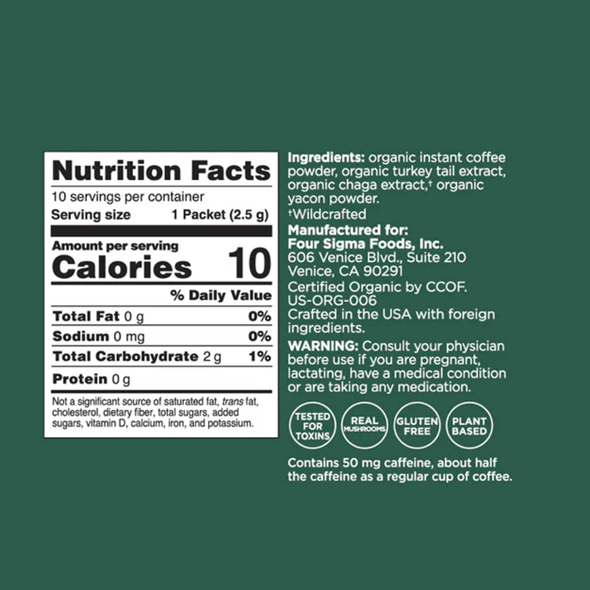 Four Sigmatic Gut Health Organic Coffee with Turkey Tail & Chaga Mushrooms_6