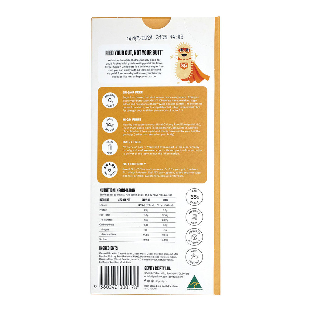 Gevity Sweet Gut Chocolate - Salted Caramel _2