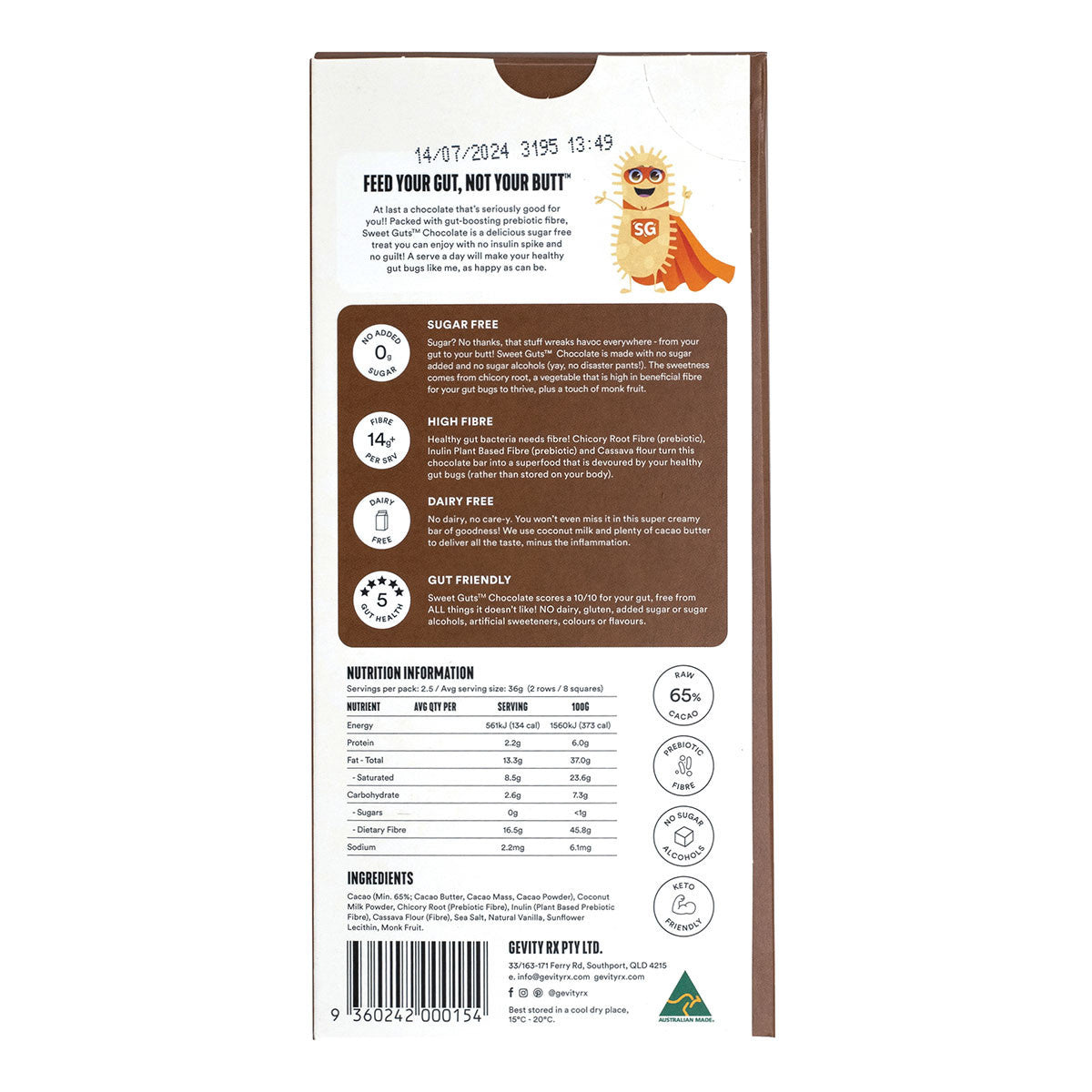 Gevity Sweet Guts Chocolate _2