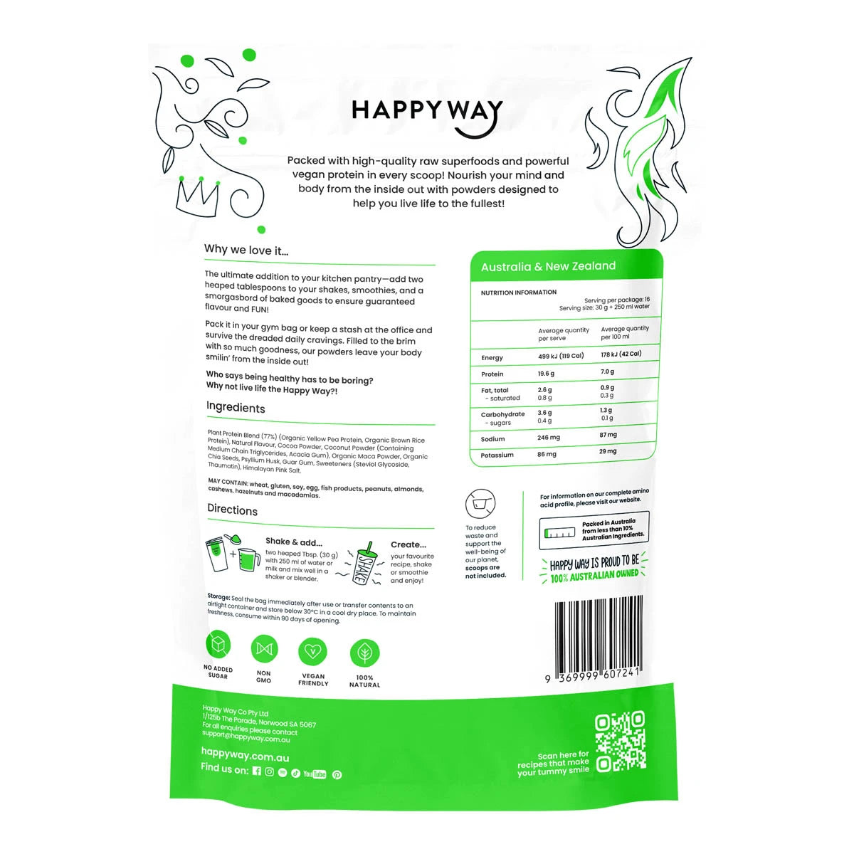 Pea Protein Powder - Chocolate