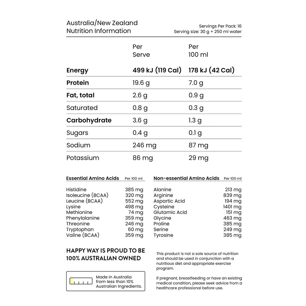 Pea Protein Powder - Chocolate