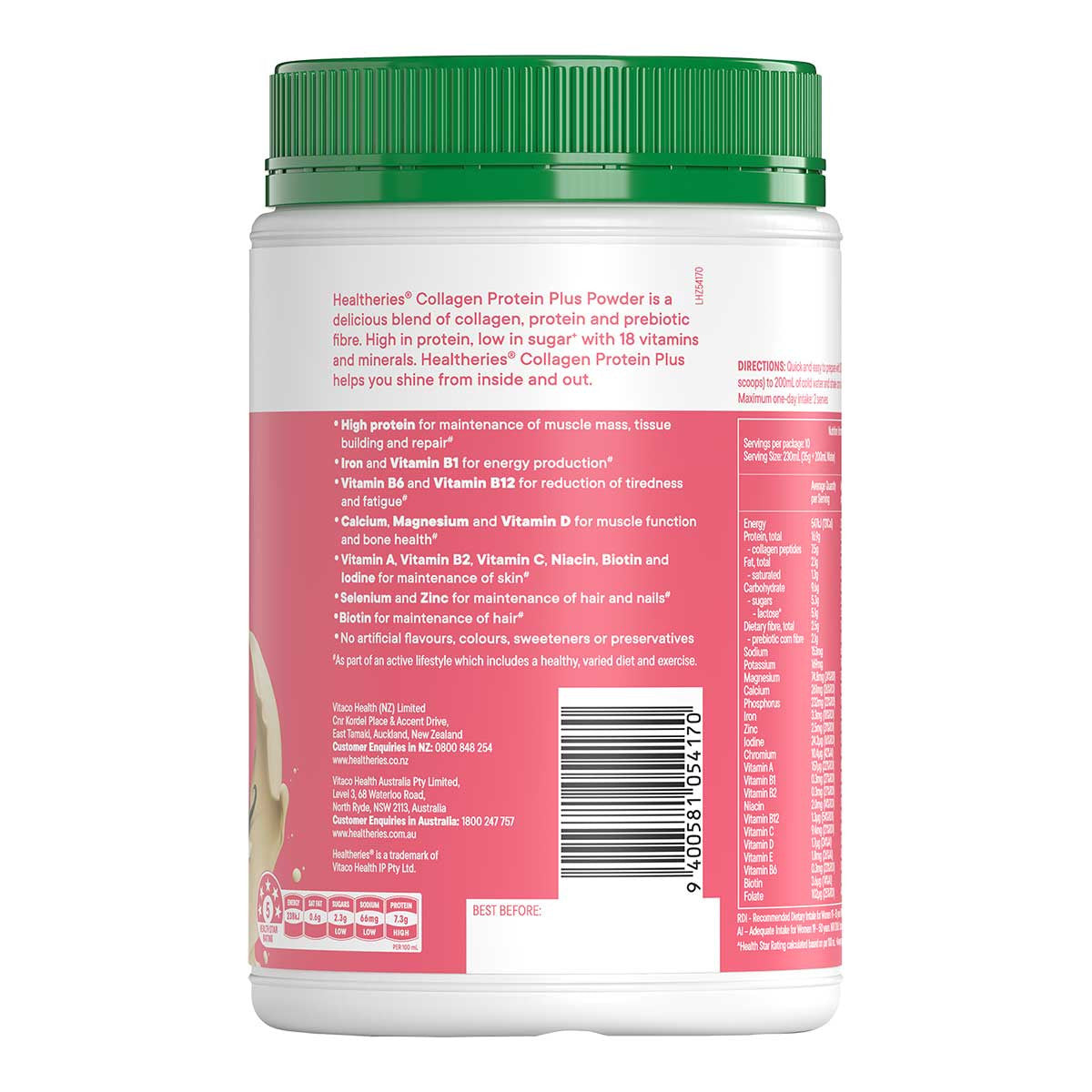 Healtheries Collagen Protein Plus - Vanilla _2