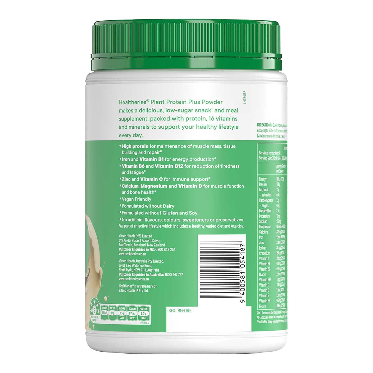 Healtheries Plant Protein Plus - Vanilla _3