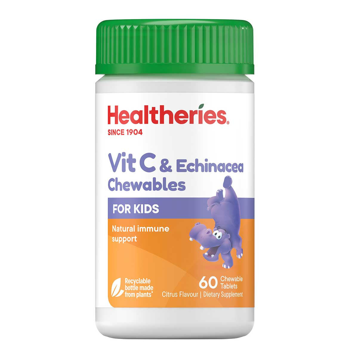 Healtheries Vit C & Echinacea Chewables For Kids - Citrus Flavour _1