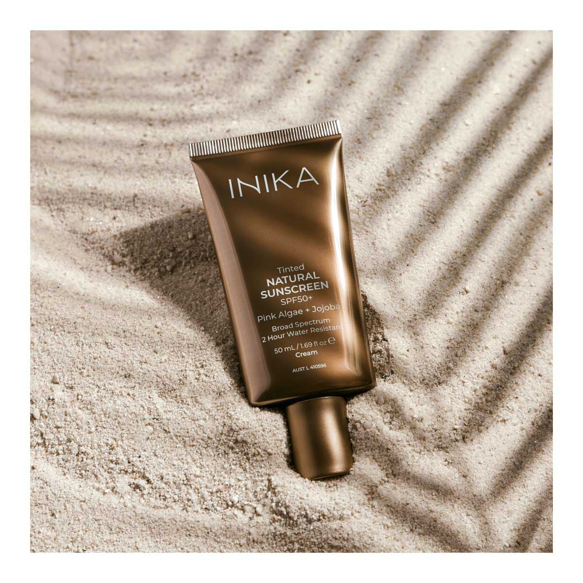 INIKA Organic Tinted Natural Sunscreen SPF50+ Pink Algae + Jojoba _4
