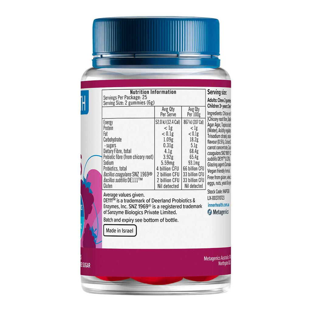 Inner Health 3-in-1 Probiotic Gummies Natural Berry Flavour _2