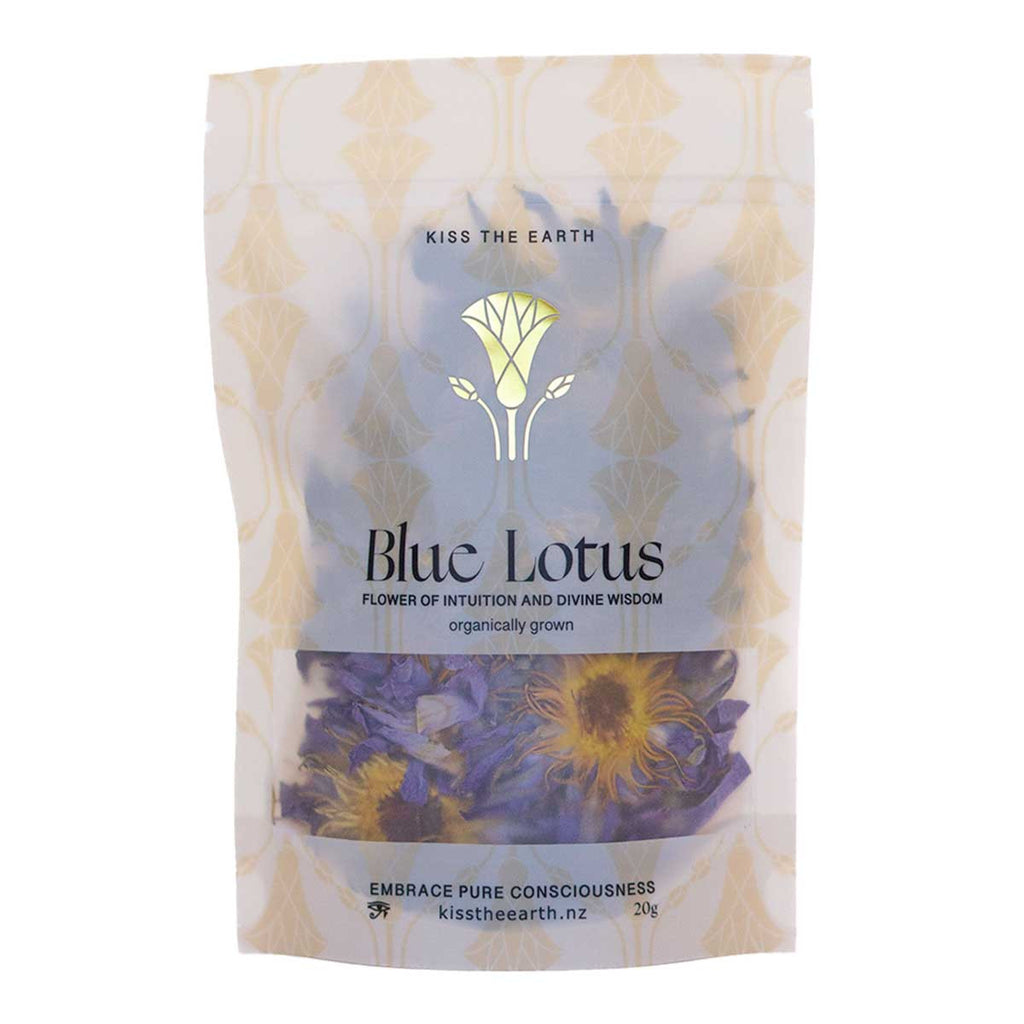 Kiss The Earth Blue Lotus Whole Flowers _1
