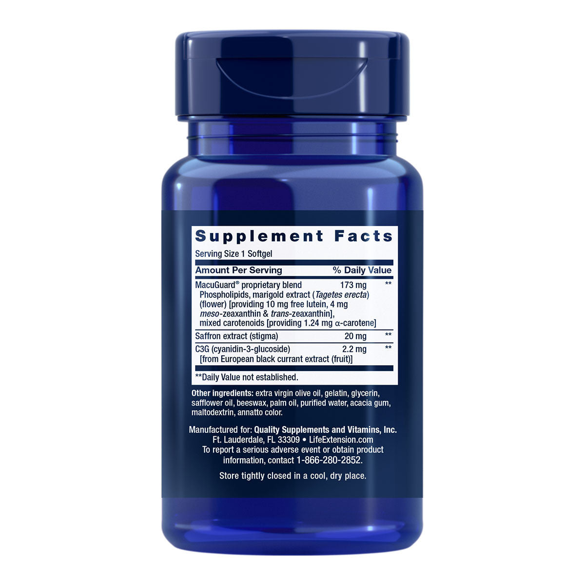 Life Extension MacuGuard Ocular Support With Saffron_2