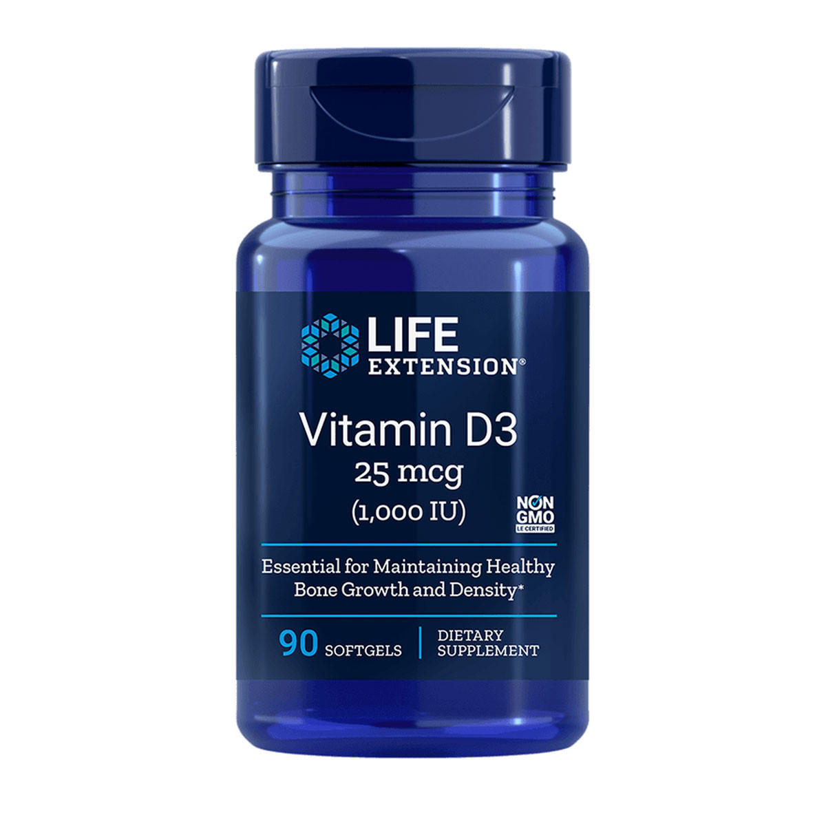 Life Extension Vitamin D3 25mcg 1000IU_1