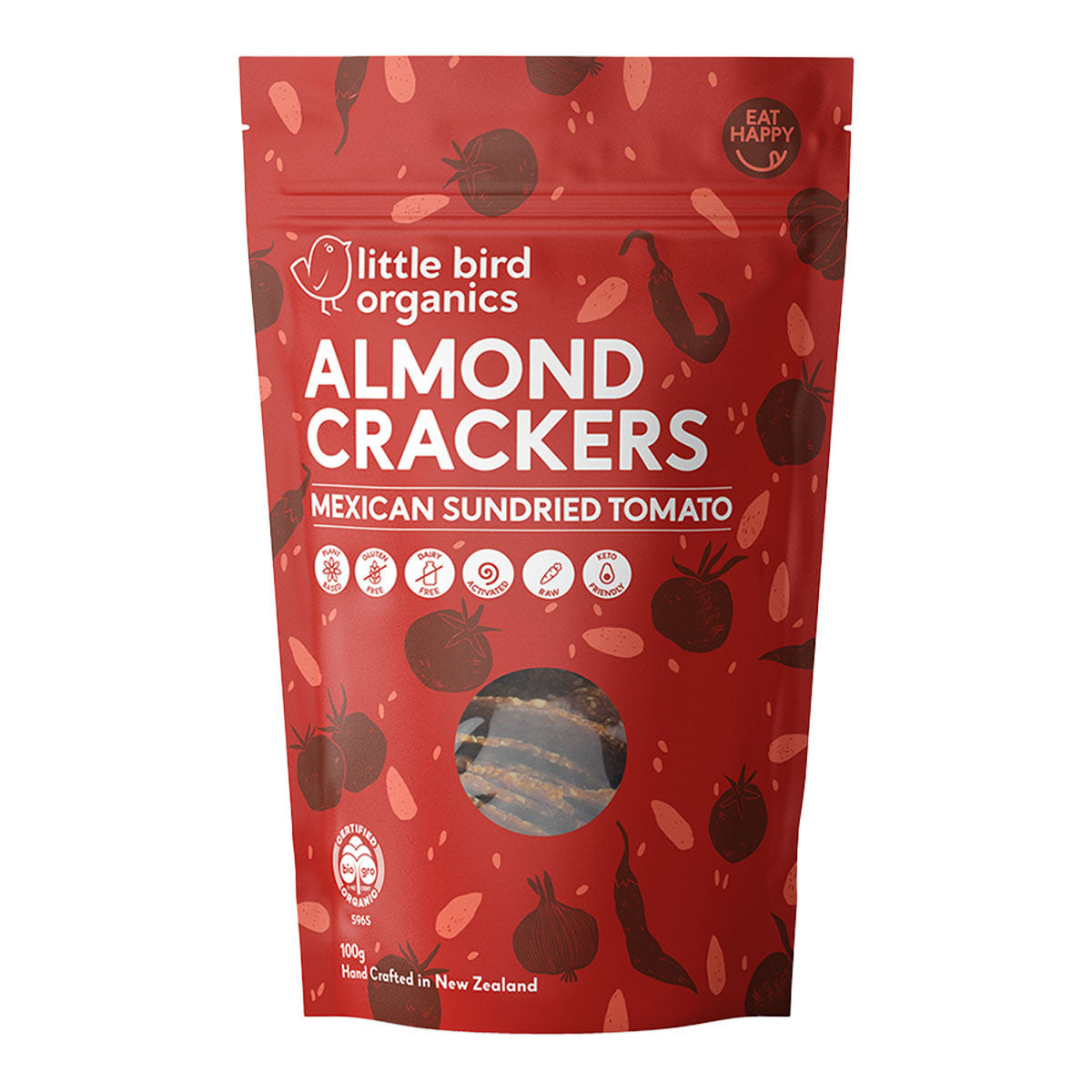 Little Bird Organics Almond Crackers - Mexican Sundried Tomato _1