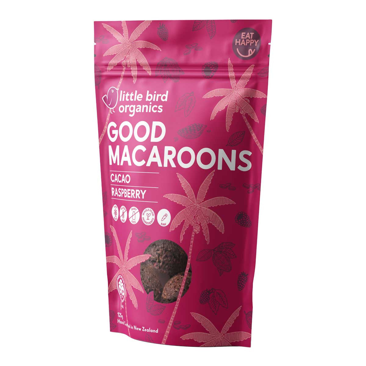 Little Bird Organics Good Macaroons - Cacao and Raspberry_1