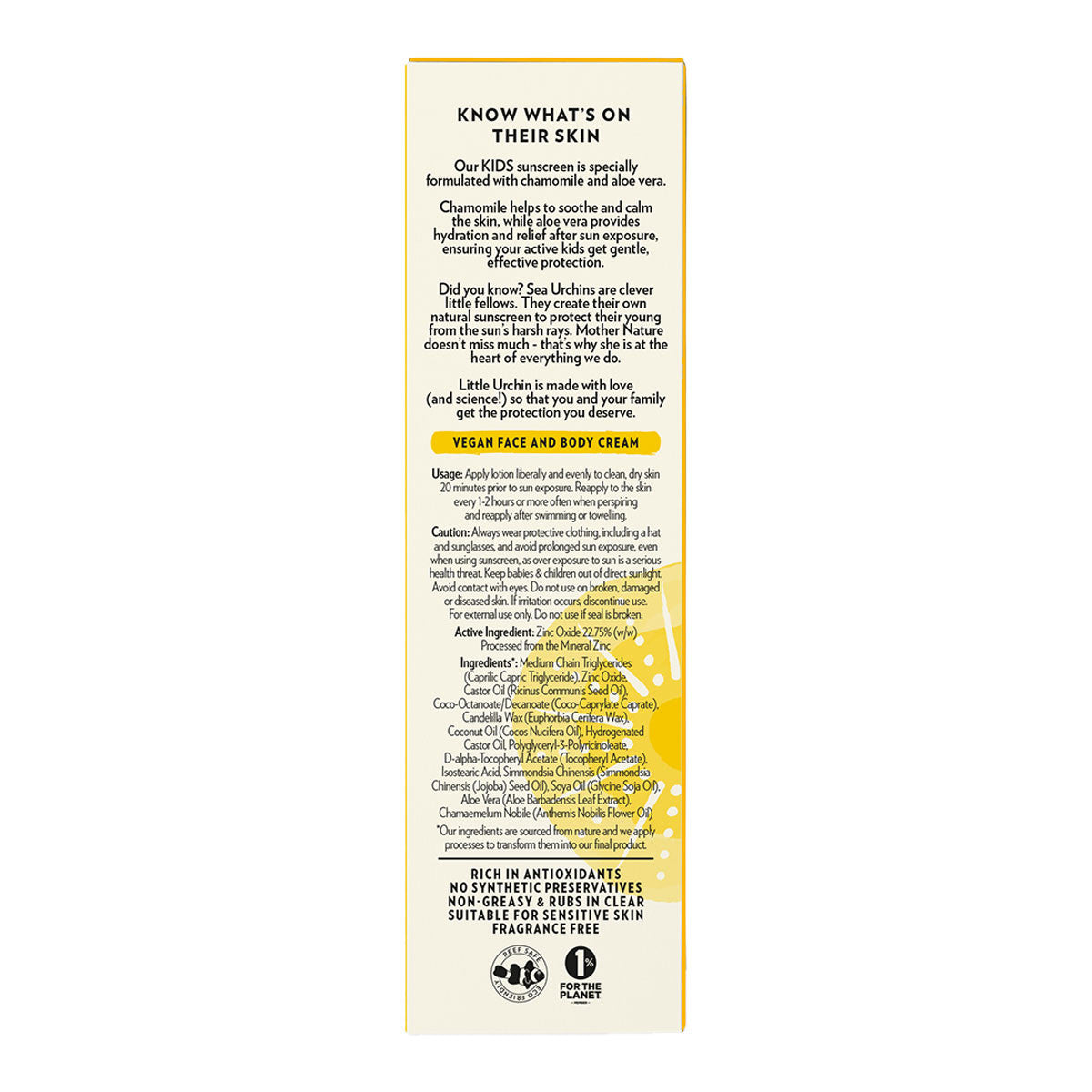 Little Urchin Kids Natural Clear Zinc Sunscreen SPF 50 _3