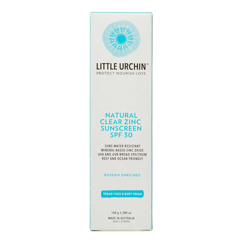 Little Urchin Natural Clear Zinc Sunscreen SPF 30 _4