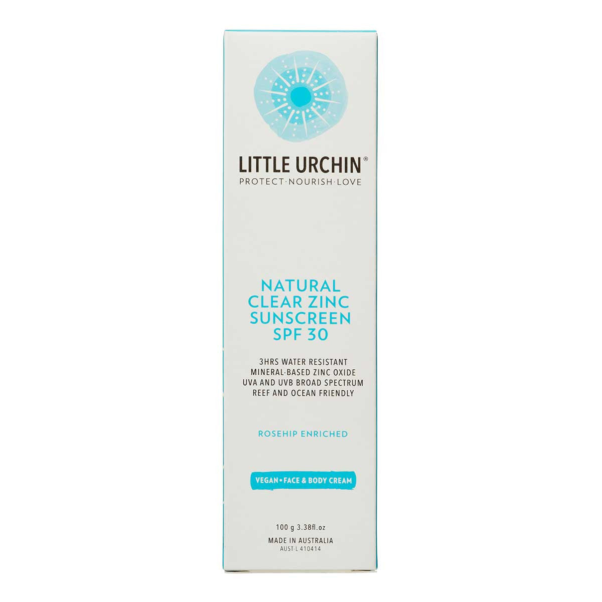 Little Urchin Natural Clear Zinc Sunscreen SPF 30 _4