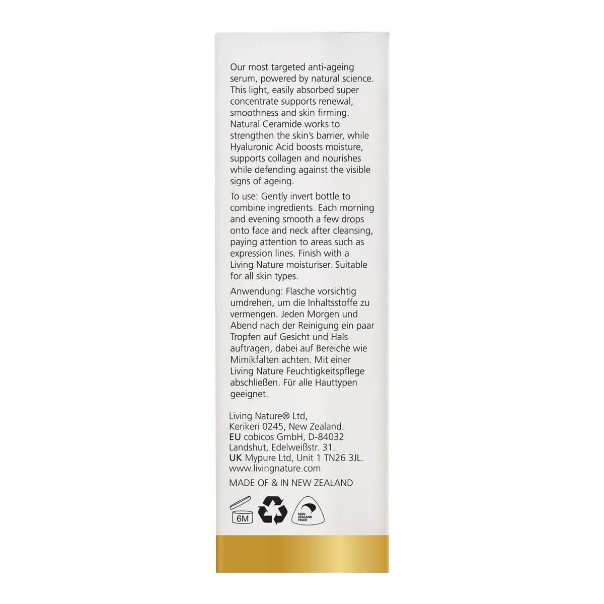 Living Nature Natural Ceramide Rewind & Repair Serum _5