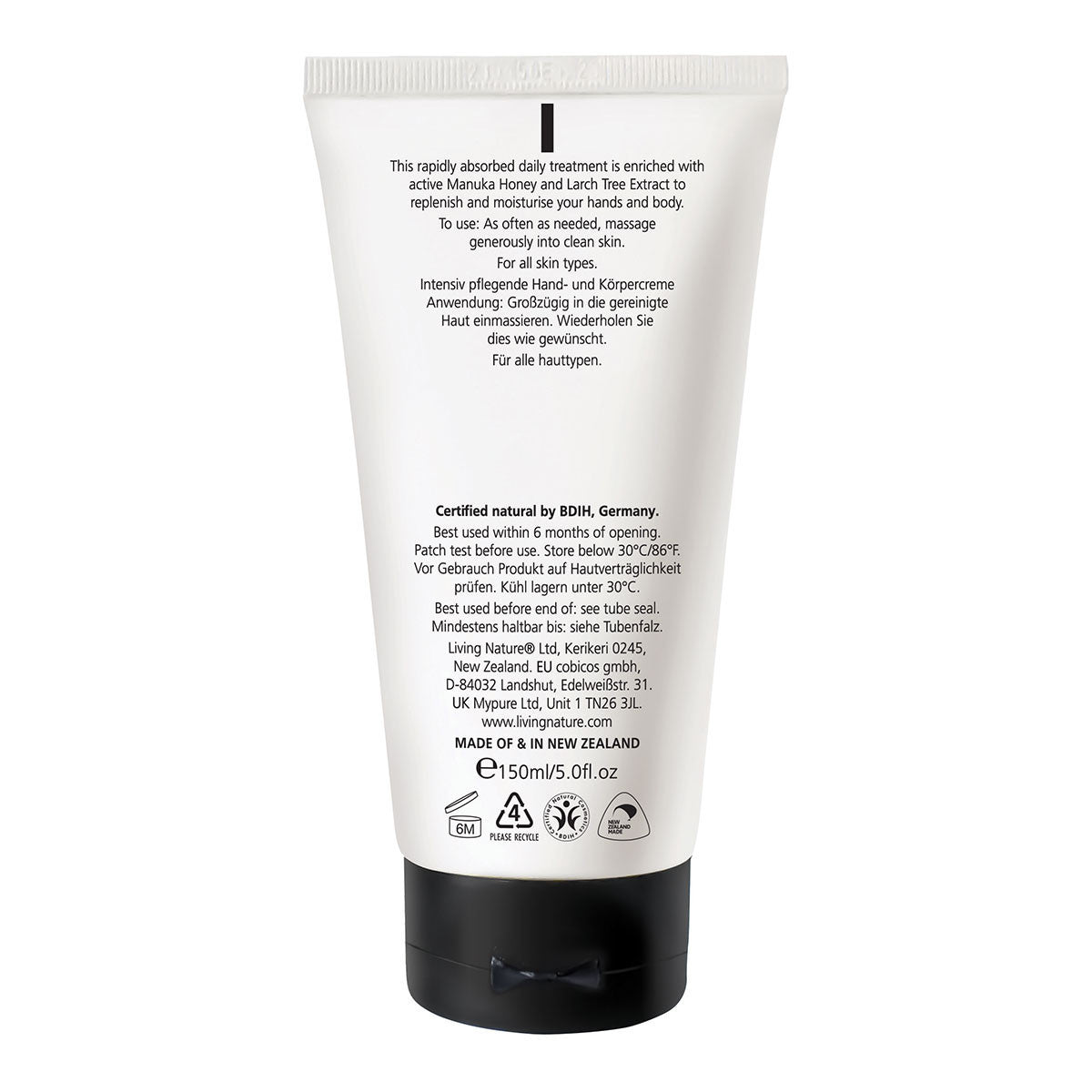 Living Nature Nourishing Hand & Body Cream _2