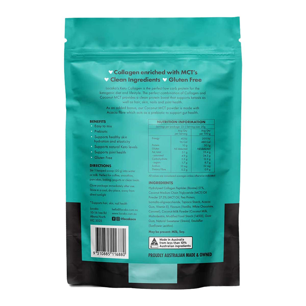 Locako Collagen Vanilla White Chocolate - Keto _2