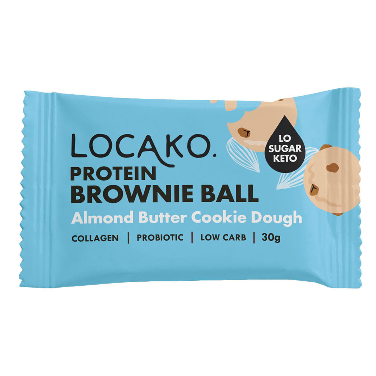 Locako Keto Protein Brownie Balls - Almond Butter Cookie Dough_1
