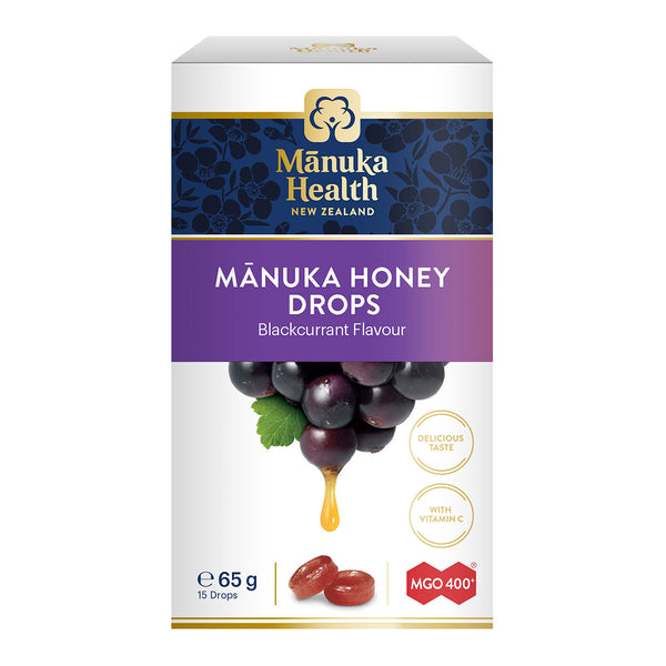 Manuka Honey Drops - Blackcurrant