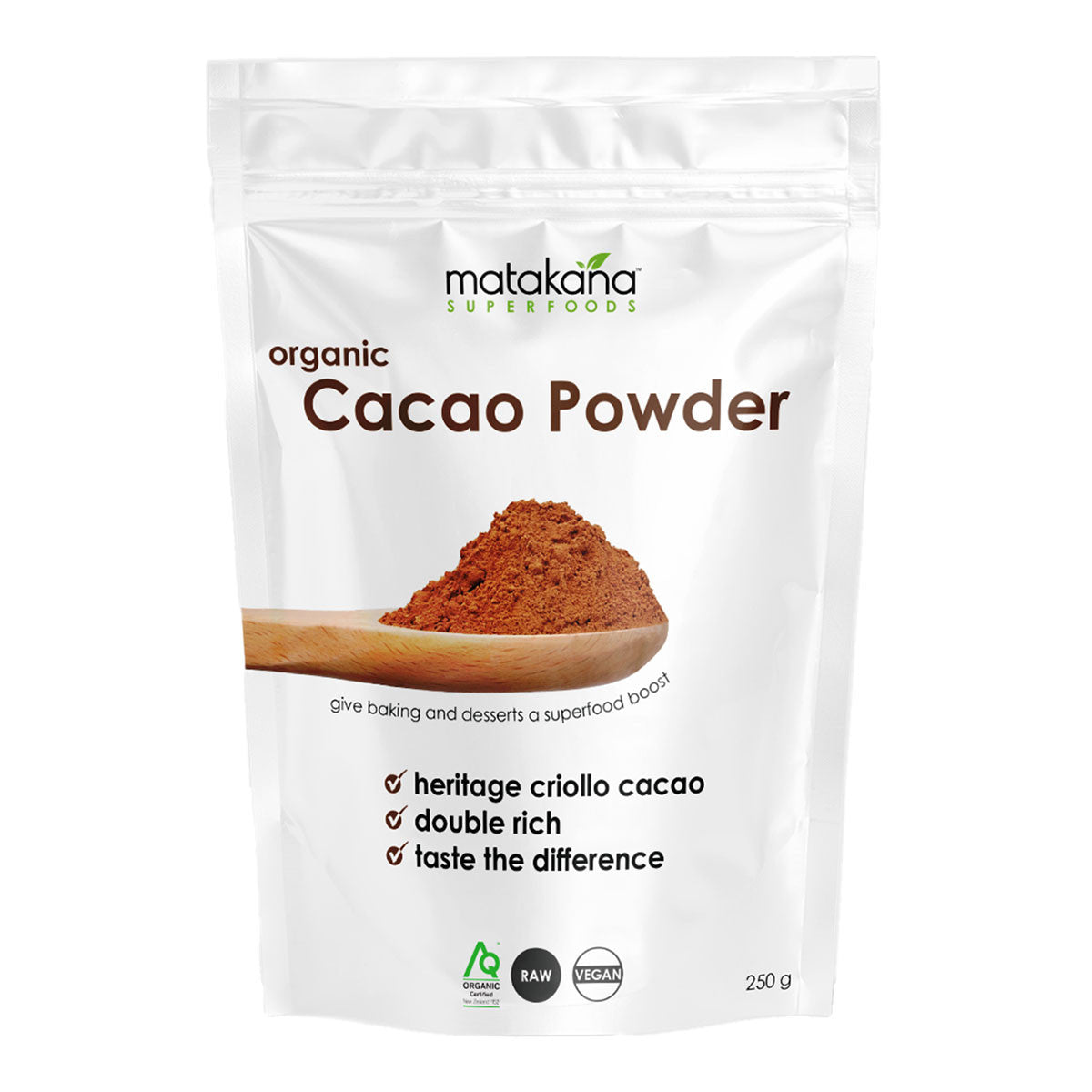 Matakana Superfoods Cacao Powder Organic Criollo Heritage _1
