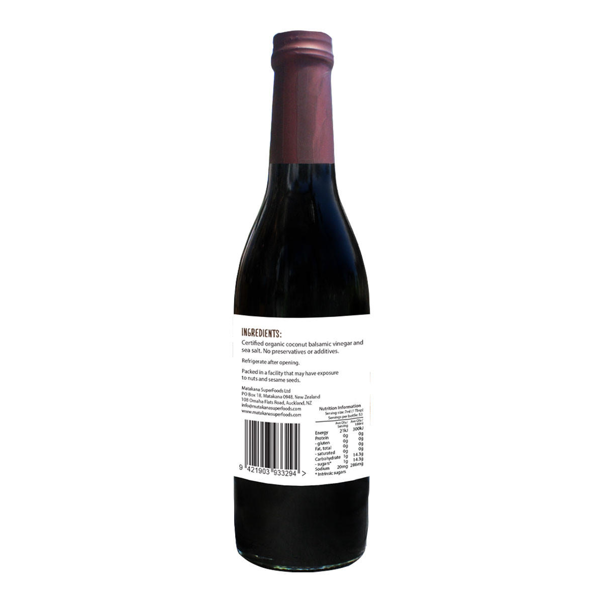 Matakana Superfoods Coconut Balsamic Vinegar_2