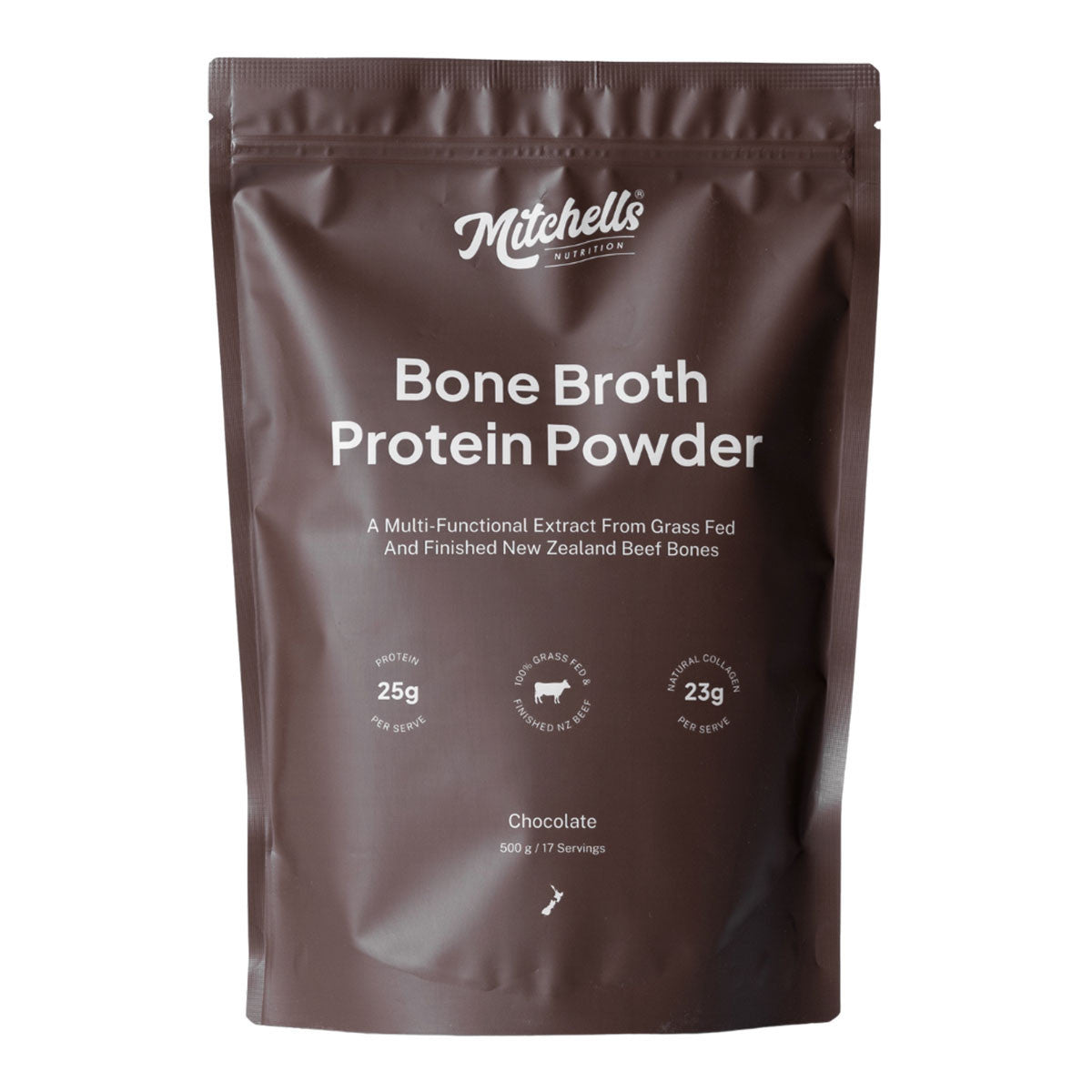 Mitchells Nutrition Bone Broth Chocolate Protein Powder _1