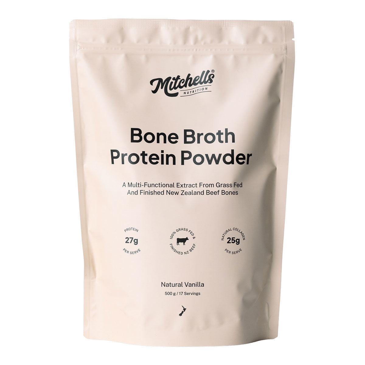 Mitchells Nutrition Bone Broth Vanilla Protein Powder _1