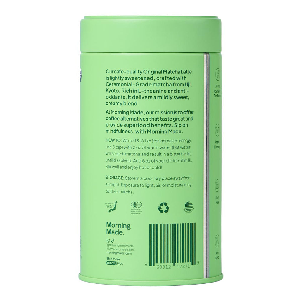 Morning Made Matcha Latte - Sweetened Blend_2