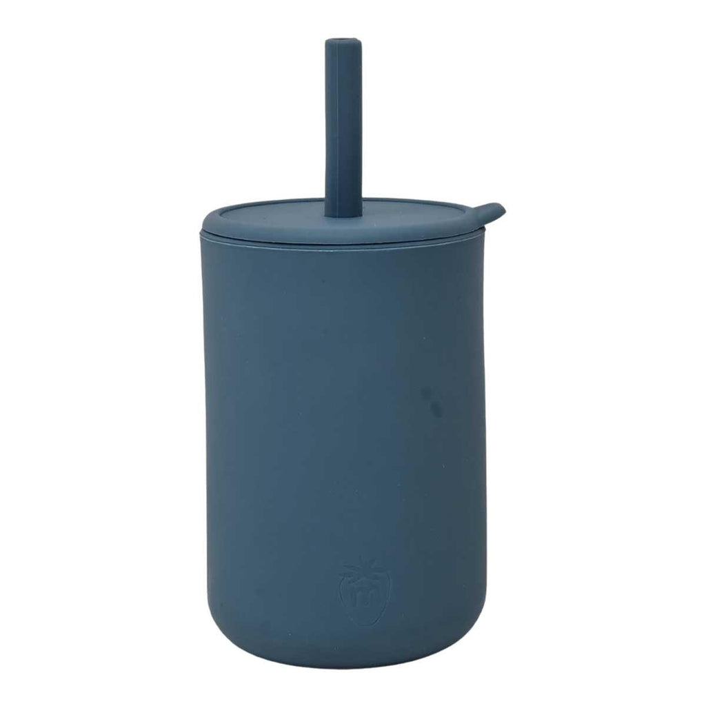 Munch Silicone Straw Baby Cup - Blue_1