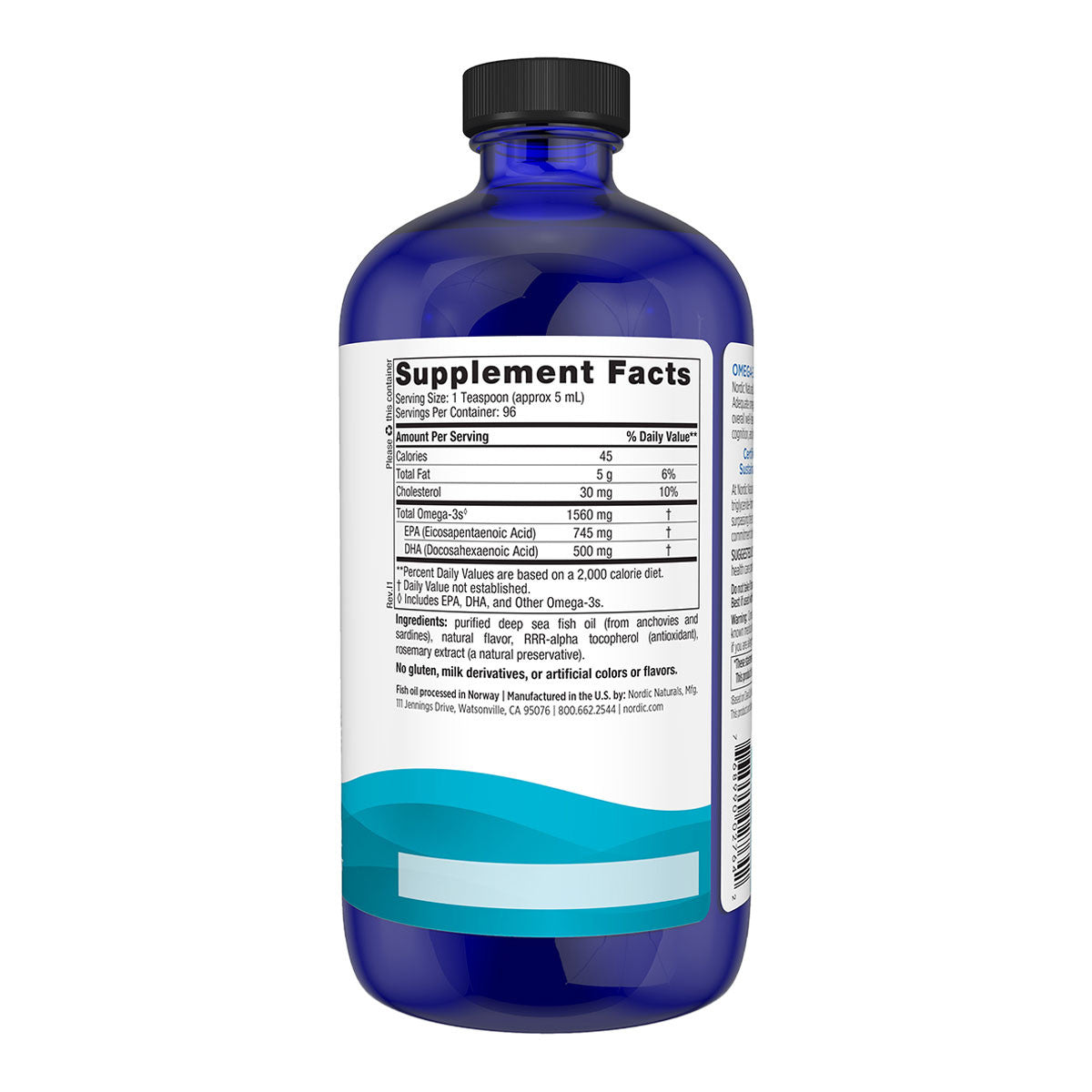 Nordic Naturals Omega-3 Purified Fish Oil - liquid _4