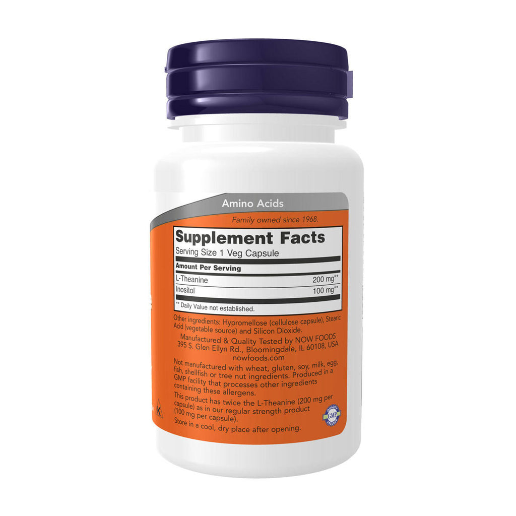 NOW foods L-Theanine Double Strength 200mg_2