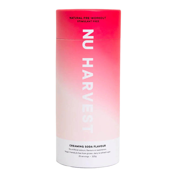 Natural Pre-Workout Stimulant Free Creaming Soda