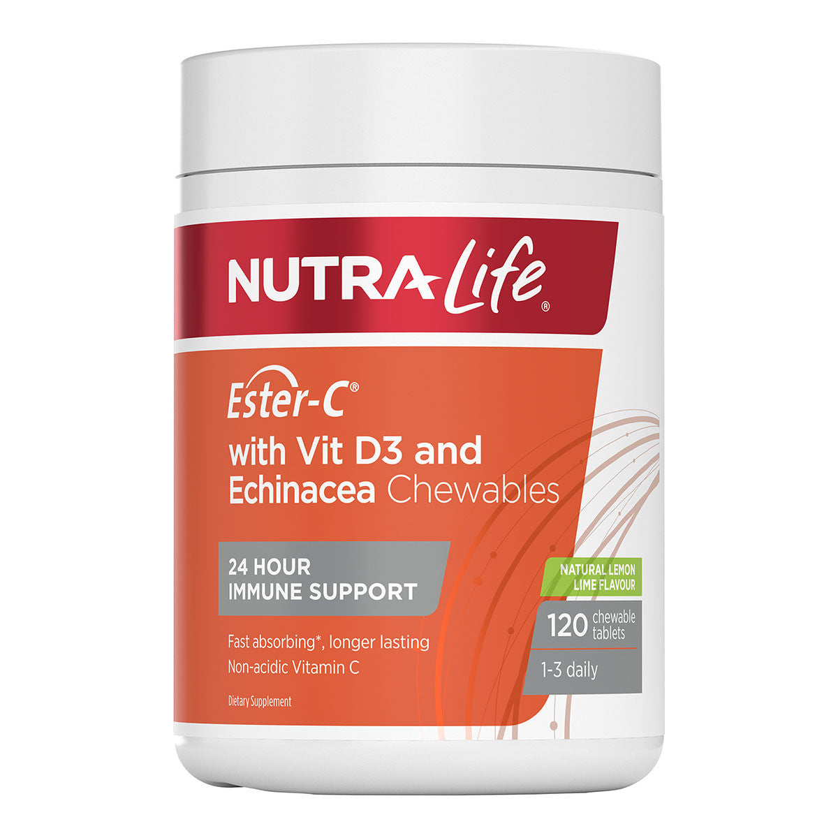 Nutra-Life Ester C with Vitamin D3 & Echinacea Chewables _1