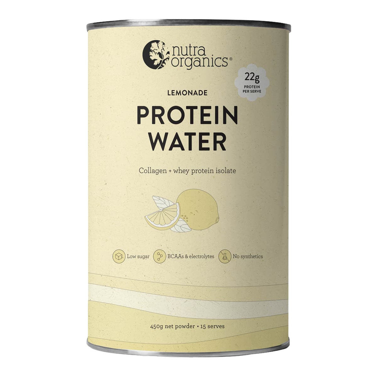 Nutra Organics Protein Water Lemonade _1
